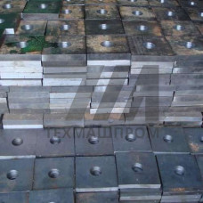 Стальные анкерные плиты 16x65x14 мм М16 ГОСТ 24379.1-80
