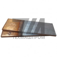 Медно-алюминиевые переходные пластины 100x10 мм МА ТУ 3449-001-67999-3782016