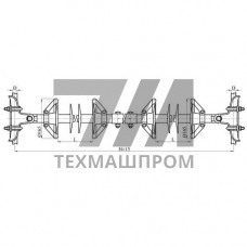 Распорки межфазные изолирующие типа РМИ на напряжение 110-220 кВ конструкция 2 2650x6800x1070 мм РМИ 30-110-H-П2-4