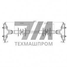 Распорки межфазные изолирующие типа РМИД на напряжение 10-35 кВ 1270x2500x370 мм РМИД 25-20-Н-П1-4