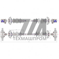 Изолирующие межфазные распорки РМИ для ЛЭП 2500x650x1700 мм РМИ-35 ГОСТ 9920-89