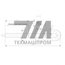 Натяжные прессуемые зажимы типа НС 126.25x1.73 мм НС-70-3