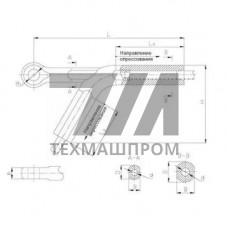 Натяжные прессуемые зажимы типа НАСУС 180.76x1.52 мм НАСУС-95-1