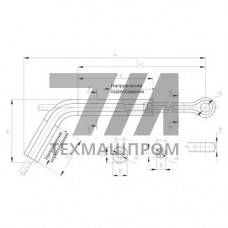 Натяжные прессуемые зажимы типа ТРАС 101.9x2.23 мм ТРАС-330-1