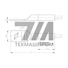 Аппаратные зажимы типа А1А 10.7x11.4x0.072 мм А1А-70Г-2