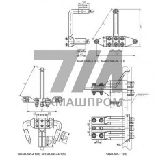 Аппаратные зажимы типа 3А2АП, ЗААП, 4А6АП И 5А2АП 3А2АП-500-3