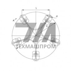 Распорки дистанционные типа 5РГ 300x21.6x26.6 мм 5РГ-2-300