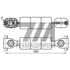 Распорки дистанционные утяжеленные типа РУ 432x21.6x26.6 мм РУ-2-400