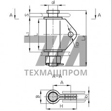 Узлы крепления типа КГН 192x3.28x70 мм КГН-7-5