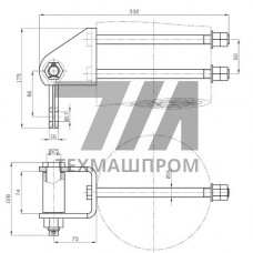 Узлы крепления типа КГТ-7-1 3.7x70 мм КГТ-7-1