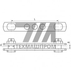 Промежуточные звенья типа 2ПРР 285x1.05x70 мм 2ПРР-7-2