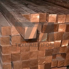 Бронзовый квадрат 10 мм БрАЖ9-4 ГОСТ 1628-78