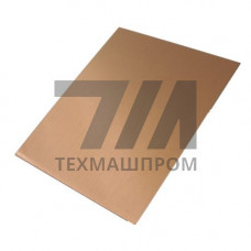 Медный нержавеющий лист с покрытием карбонитрид титана 1000x2000x0.4 мм
