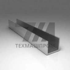 Алюминиевый П-профиль (швеллер) 10.5x154x6.3 мм 1915 ГОСТ 22233-93