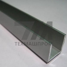 Анодированный П-профиль (швеллер) 10x10x1.5 мм АД31 ГОСТ 14350-80