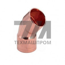 Медное колено 45 108x45 мм М1 ГОСТ 32598-2013