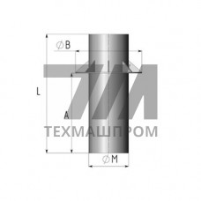 Титановые проходы через перекрытия 1000x1.5 мм ВТ1-0