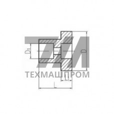 Бронзовый ниппель 10x100 мм 556-01.106-3 (ИТШЛ.713611.008-02)