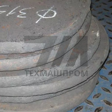 Дисковые бронзовые поковки 200x100 мм БрНХК(ф)
