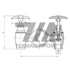 Смеситель к умывальнику 15x6 мм 353-Е36