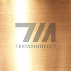 Золотой нержавеющий лист с покрытием нитрид титана 1000x2000x0.4 мм AISI 304