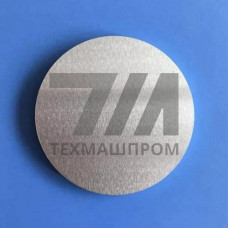 Круглые серебряные мишени для напыления 0.12x100 мм Зл 99.99