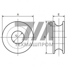 Круглый коуш 13.5x75x23 мм 3СП5