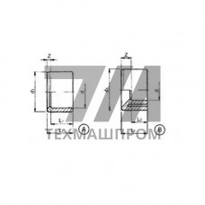 Винипласт втулка редукционная 110x63x38 мм НПВХ DIN EN ISO 1452-3