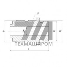 Ввертной штуцер с цапковым концом под трубную резьбу 10x16 мм 556-0195-2 ГОСТ 5890-78