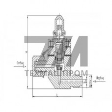 Клапан запорный 521-36.335-01 (ИПЛT.49111119-01)