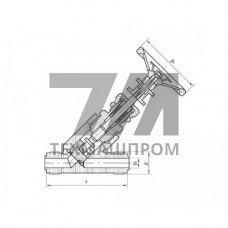 Клапан пусковой штуцерный 587-0380-01 (ИТШЛ.49111105-01)