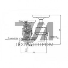 Бронзовый клапан запорный штуцерный для манометров 521-35.2984 (ИTШЛ.49454404)