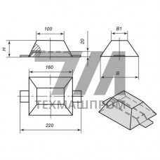 Протекторы П-КОЦ 160x140x60 мм ЦП1 ГОСТ 26251-84