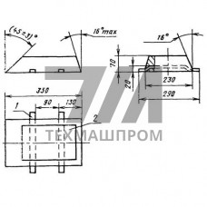 Протекторы П-ККА 350x230x70 мм АП1 ГОСТ 26251-84
