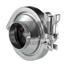Тарельчатый обратный клапан сварка-сварка 100x100x140 AISI 304 DIN SS
