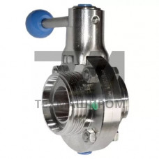 Дисковый кран AWH резьба 100x104x167 AISI 304 DIN GG