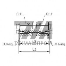 Переходник (г-г) Гайка- штифтованная TN498 10 мм TN498-10L