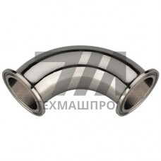 Оснащенный отвод clamp 100x104x119 мм AISI 304 DIN 11852