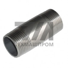 Двойной ниппель для соединения труб 100x105.3x120 мм AISI 316L