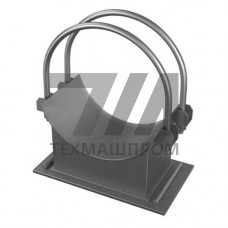 Скользящая направляющая двуххомутовая опора 325x405x33.5 мм 30Х3МФ ОСТ 108.275.34-80