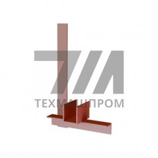 Подвеска одной трубы к балке на консоли 108x16.4 мм 0312.19000-06 ГОСТ 16127-78