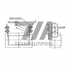 Подвески судовых трубопроводов. Тип 3 0.21x4x24 мм 09Г2С ТУ 5-89 РИДФ.301525.001
