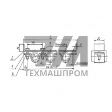 Подвески судовых трубопроводов. Тип 7 0.093x116x3 мм 09Г2С ТУ 5-89 РИДФ.301525.001