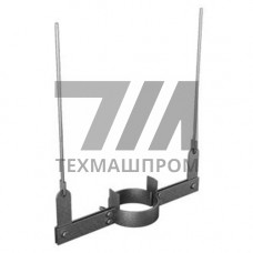 Хомутовый блок подвески для вертикальных трубопроводов 108x2.8x6.4 мм AISI 304 ОСТ 34-10-728-93