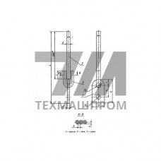Тяги с серьгой для подвесок трубопроводов 10x0.92x3 мм Сталь 20 ОСТ 108.632.02-80