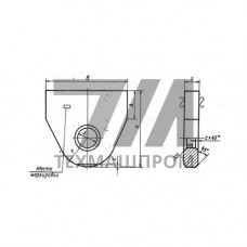 Проушины подвесок стальных трубопроводов 10x0.1x50 мм 09Г2С МН 3963-62