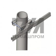 Крепления трубопроводов к металлическим колоннам Т-ММ-08-2009-15 ККМ1-100-12 1000x8.19