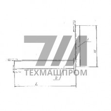 Траверса-балка металлическая подвесная МТБ1г 2x1.2x0.4